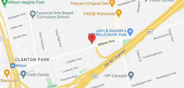 map of 354 WILSON AVE